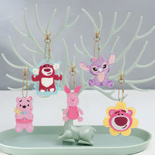 Load image into Gallery viewer, 5D Diamond Art Key Rings Art Craft DIY Double Sided Cartoon Gifts (DSNYSK01)
