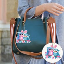 Load image into Gallery viewer, 5D Diamond Art Key Rings Art Craft DIY Double Sided Cartoon Gifts (YSK140)
