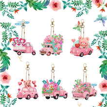 Load image into Gallery viewer, 5D Diamond Art Key Rings Art Craft DIY Double Sided Cartoon Gifts (YSK141)
