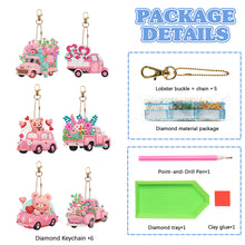 Load image into Gallery viewer, 5D Diamond Art Key Rings Art Craft DIY Double Sided Cartoon Gifts (YSK141)
