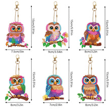 Load image into Gallery viewer, 5D Diamond Art Key Rings Art Craft DIY Double Sided Cartoon Gifts (YSK145)
