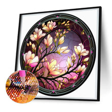 Load image into Gallery viewer, Diamond Painting - Full Round - blooming flower glass art (30*30CM)

