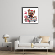 Load image into Gallery viewer, Diamond Painting - Full Round - yorkshire terrier (30*30CM)
