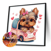 Load image into Gallery viewer, Diamond Painting - Full Round - yorkshire terrier (30*30CM)
