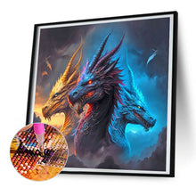 Load image into Gallery viewer, Diamond Painting - Full Round - three headed dragon (30*30CM)
