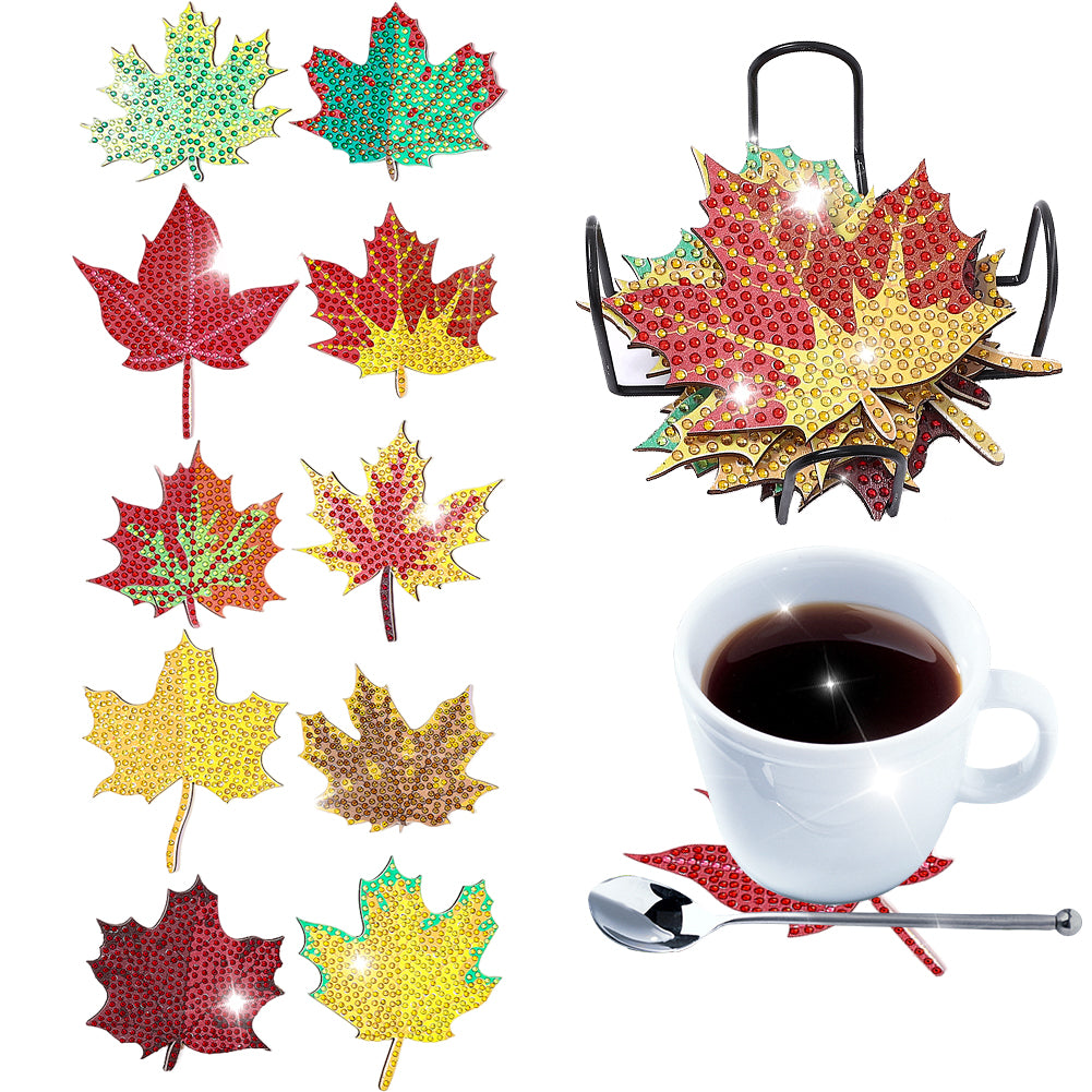 DIY Crystal Drink Coasters Ornament Cup Coasters for Adults Kids (AA1530)