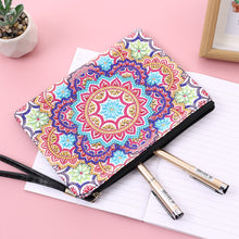 Load image into Gallery viewer, DIY Diamond Art Cosmetic Bag Flowers Single Sided PU Women Clutch (BD-09)
