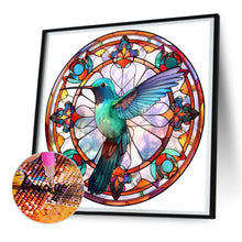 Load image into Gallery viewer, Diamond Painting - Full Round - Hummingbird Glass Art (30*30CM)
