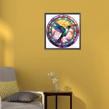 Load image into Gallery viewer, Diamond Painting - Full Round - Hummingbird Glass Art (30*30CM)
