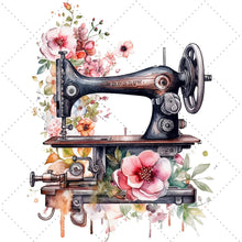 Load image into Gallery viewer, Diamond Painting - Full Round - sewing machine (30*30CM)
