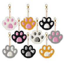 Load image into Gallery viewer, 9pcs Diamond Art Keychain Special-shaped Drill 5D DIY Bag Pandant (PT06)
