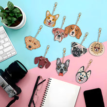 Load image into Gallery viewer, 9pcs Diamond Art Keychain Special-shaped Drill 5D DIY Bag Pandant (PT11)
