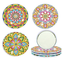 Load image into Gallery viewer, 3pcs Diamond Painting Makeup Mirror Portable DIY Datura for Girl (XJ001)
