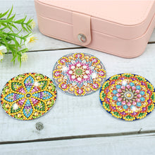 Load image into Gallery viewer, 3pcs Diamond Painting Makeup Mirror Portable DIY Datura for Girl (XJ001)
