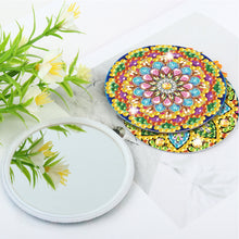 Load image into Gallery viewer, 3pcs Diamond Painting Makeup Mirror Portable DIY Datura for Girl (XJ001)
