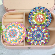 Load image into Gallery viewer, 3pcs Diamond Painting Makeup Mirror Portable DIY Datura for Girl (XJ002)
