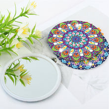 Load image into Gallery viewer, 3pcs Diamond Painting Makeup Mirror Portable DIY Datura for Girl (XJ002)
