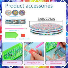 Load image into Gallery viewer, 3pcs Diamond Painting Makeup Mirror Portable DIY Datura for Girl (XJ002)
