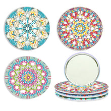 Load image into Gallery viewer, 3pcs Diamond Painting Makeup Mirror Portable DIY Datura for Girl (XJ003)
