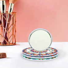Load image into Gallery viewer, 3pcs Diamond Painting Makeup Mirror Portable DIY Datura for Girl (XJ005)
