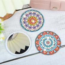 Load image into Gallery viewer, 3pcs Diamond Painting Makeup Mirror Portable DIY Datura for Girl (XJ006)
