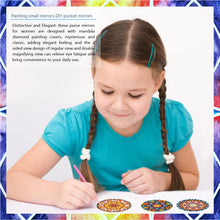 Load image into Gallery viewer, 3pcs Diamond Painting Makeup Mirror Portable DIY Datura for Girl (XJ008)
