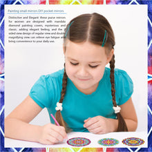 Load image into Gallery viewer, 3pcs Diamond Painting Makeup Mirror Portable DIY Datura for Girl (XJ010)
