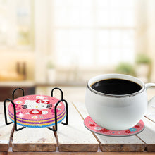 Load image into Gallery viewer, 8pcs Cork Coaster Ornament DIY Anti Slip Coasters for Adults Kids (BD224)

