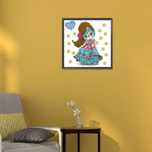 Load image into Gallery viewer, Diamond Painting - Partial Special Shaped - precious memory doll (30*30CM)
