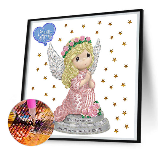 Diamond Painting - Partial Special Shaped - precious memory doll (30*30CM)