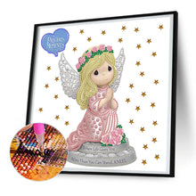 Load image into Gallery viewer, Diamond Painting - Partial Special Shaped - precious memory doll (30*30CM)

