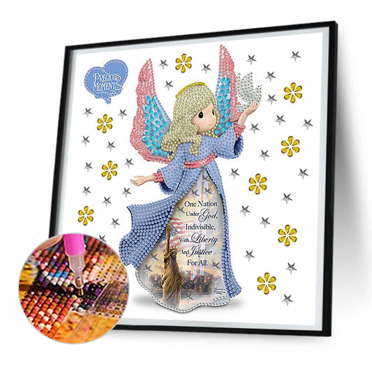 Diamond Painting - Partial Special Shaped - precious memory doll (30*30CM)