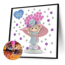 Load image into Gallery viewer, Diamond Painting - Partial Special Shaped - precious memory doll (30*30CM)
