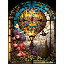 Load image into Gallery viewer, Diamond Painting - Full Round - Hot Air Balloon Glass Art (40*50CM)
