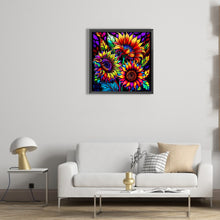 Load image into Gallery viewer, Diamond Painting - Full Round - colorful sunflower (30*30CM)
