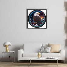 Load image into Gallery viewer, Diamond Painting - Full Round - round glass art eagle (30*30CM)
