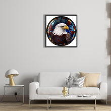 Load image into Gallery viewer, Diamond Painting - Full Round - round glass art eagle (30*30CM)

