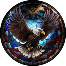 Load image into Gallery viewer, Diamond Painting - Full Round - round glass art eagle (30*30CM)
