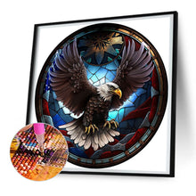 Load image into Gallery viewer, Diamond Painting - Full Round - round glass art eagle (30*30CM)
