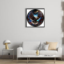 Load image into Gallery viewer, Diamond Painting - Full Round - round glass art eagle (30*30CM)
