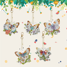 Load image into Gallery viewer, 5pcs Diamond Art Key Rings Art Craft 5D DIY Bag Pandant Home Decor(Q025)
