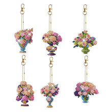 Load image into Gallery viewer, 6pcs Diamond Art Keychain Special-shaped Drill 5D DIY Bag Pandant (GJ090)

