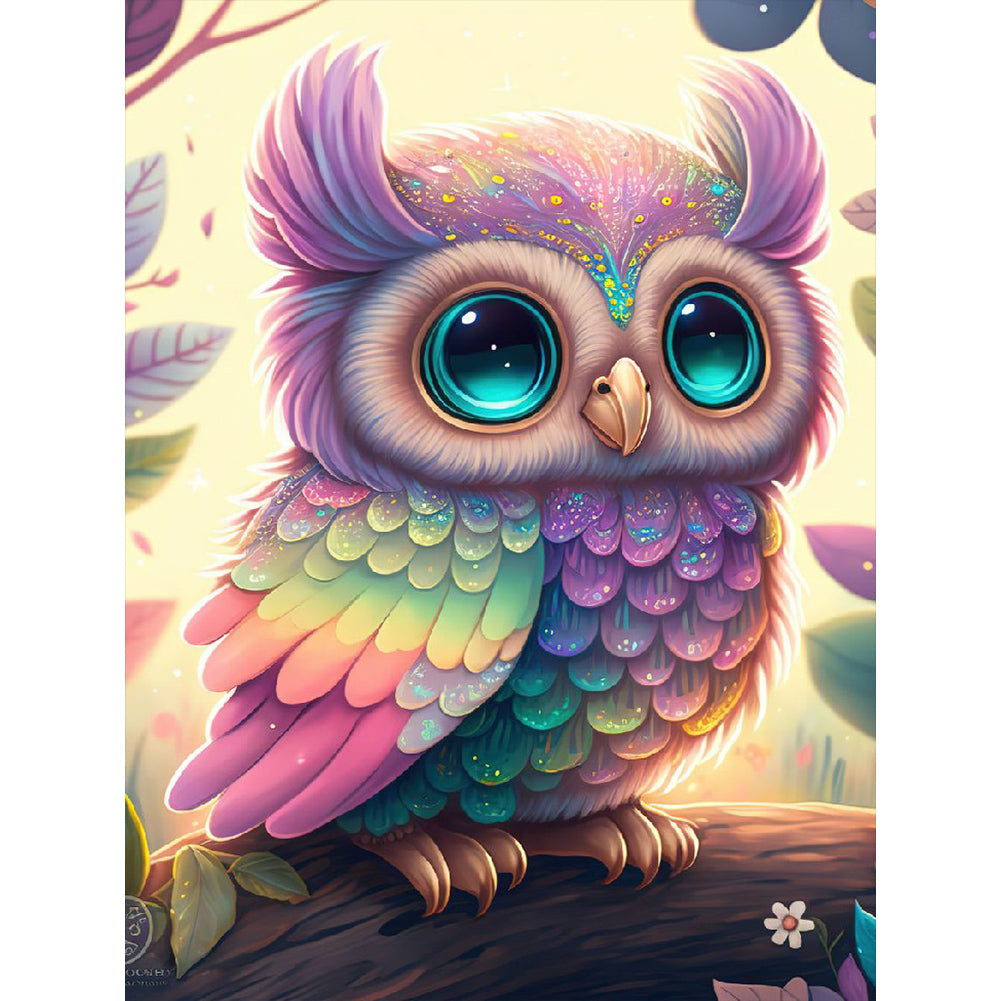Diamond Painting - Full Round - owl (30*40CM)
