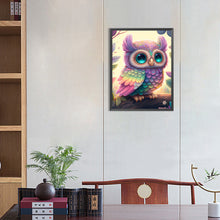 Load image into Gallery viewer, Diamond Painting - Full Round - owl (30*40CM)
