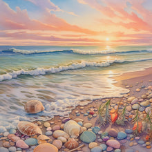 Load image into Gallery viewer, Diamond Painting - Full Round - dream beach (30*30CM)
