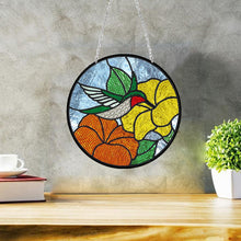 Load image into Gallery viewer, DIY Diamond Art Kits Handmade Crafts Colored Imitation Glass Art (Hummingbird)

