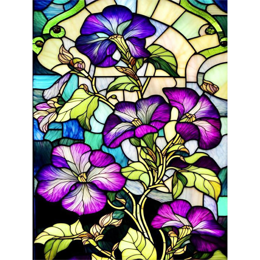 Diamond Painting - Full Round - morning glory (30*40CM)
