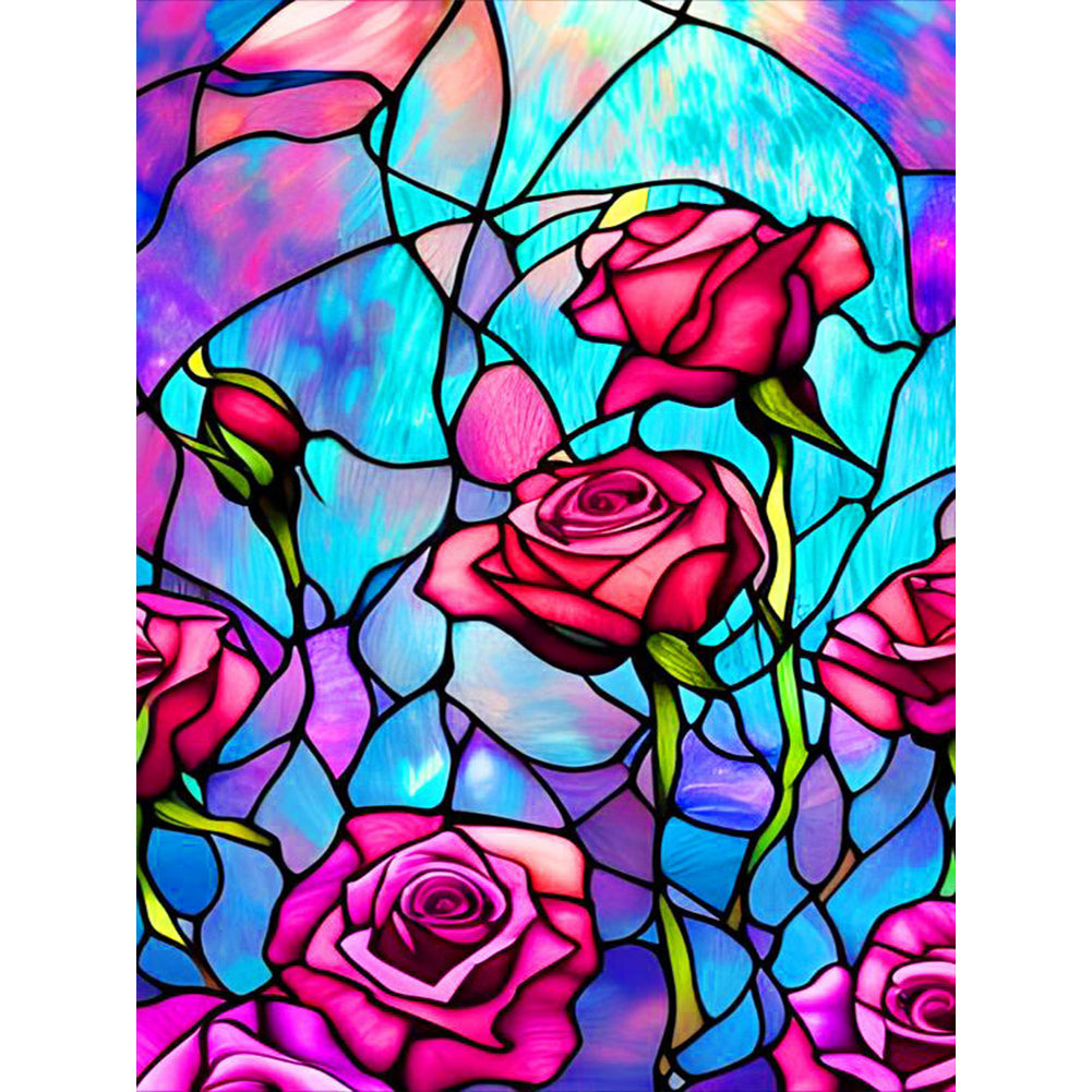 Diamond Painting - Full Round - sparse roses (30*40CM)