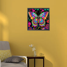 Load image into Gallery viewer, AB Diamond Painting - Full Round - colorful butterfly (30*30CM)
