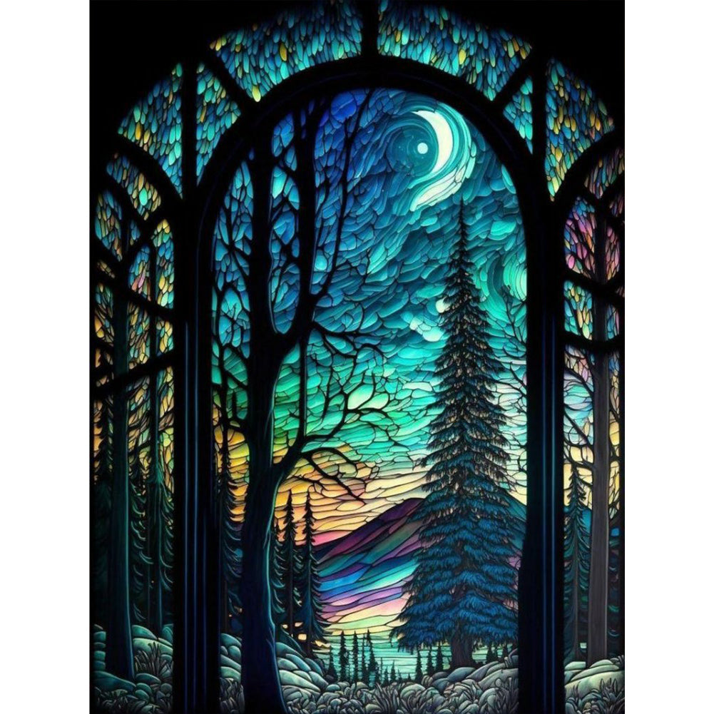 Diamond Painting - Full Round - Luminous Forest (30*40CM)